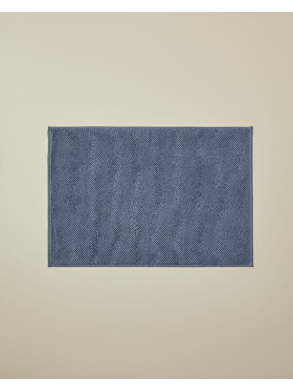 English Home Sandy Stripe Pamuk Ayak Havlusu 50x70 cm Lacivert
