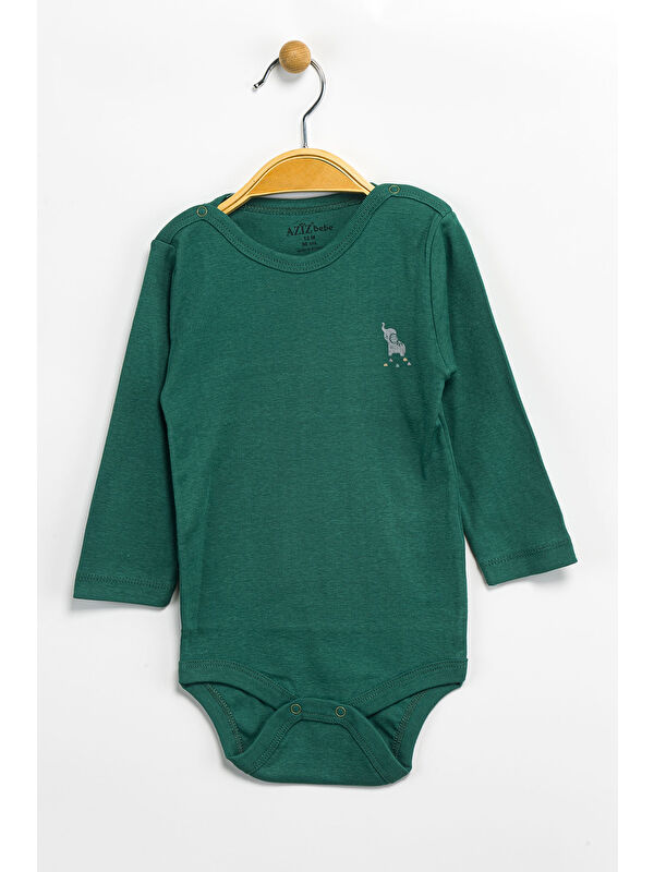 AZİZ BEBE Erkek Kız Bebek Çıtçıtlı % 100 Pamuk Body & Zıbın 0 Ay - 12 Ay