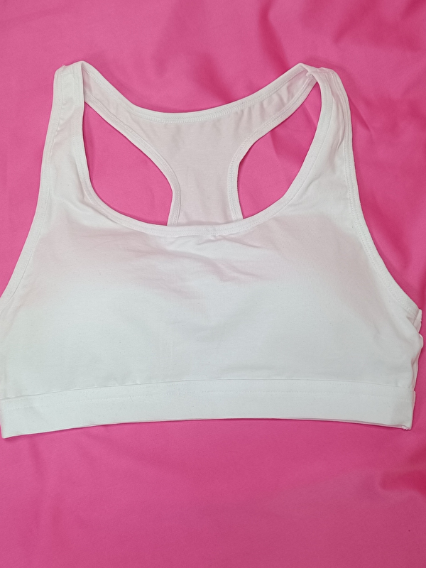 Bonbon Kadın Pamuklu Çıkarılabilir Pedli Sporcu Büstiyer Bb2120