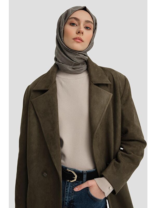 ARMİNE Süet Blazer Ceket 24K5710 Haki