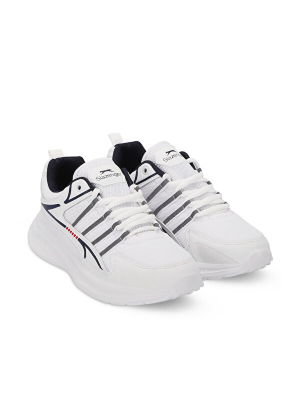 MACELLAN Erkek Sneaker Ayakkabı Beyaz / Lacivert - Görsel 3