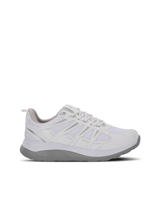 SLAZENGER EMEKA Kadın Beyaz / Gri Koşu & Yürüyüş Spor Ayakkabısı