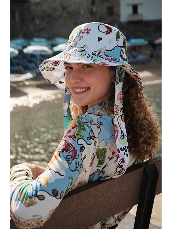 Manuka Bağlamalı Bucket Şapka Summer