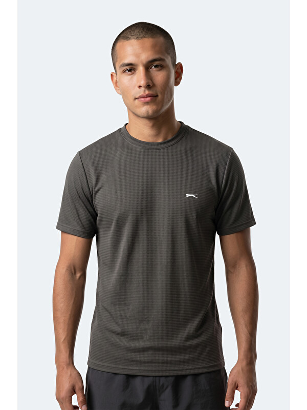 SLAZENGER HIJACK I Erkek Antrasit Tişört