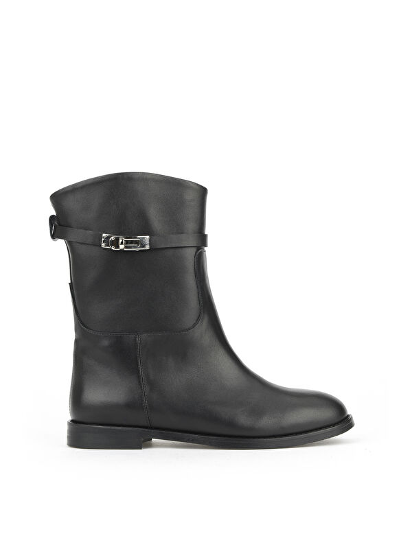 Kadın Hakiki Deri Çizme 1531030Z25112 Siyah - Görsel 2