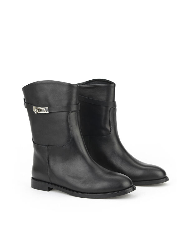 Kadın Hakiki Deri Çizme 1531030Z25112 Siyah - Görsel 3