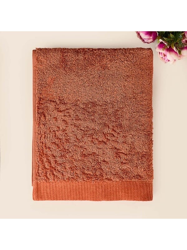 Evidea Soft Linen Yüz Havlusu - Kiremit - 50x90 cm