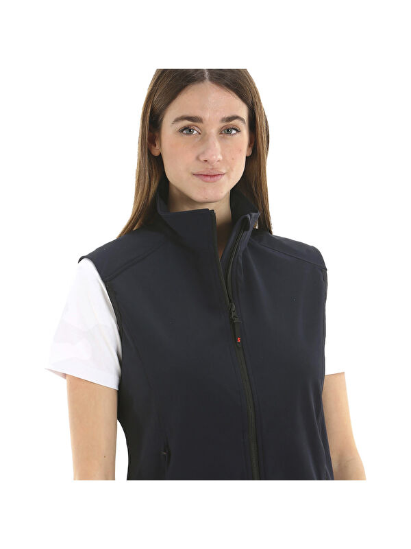 Slam Act Ws Softshell Vest Kadın Mavi Yelek