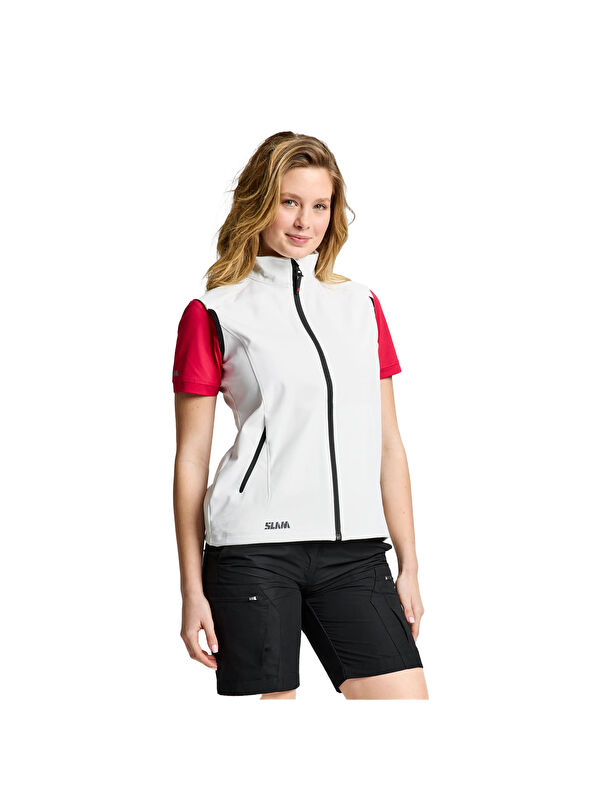 Slam Act Ws Softshell Vest Kadın Siyah Yelek