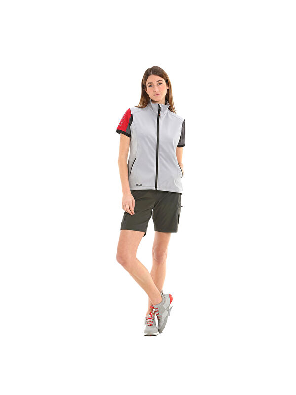 Slam Act Ws Softshell Vest Kadın Gri Yelek