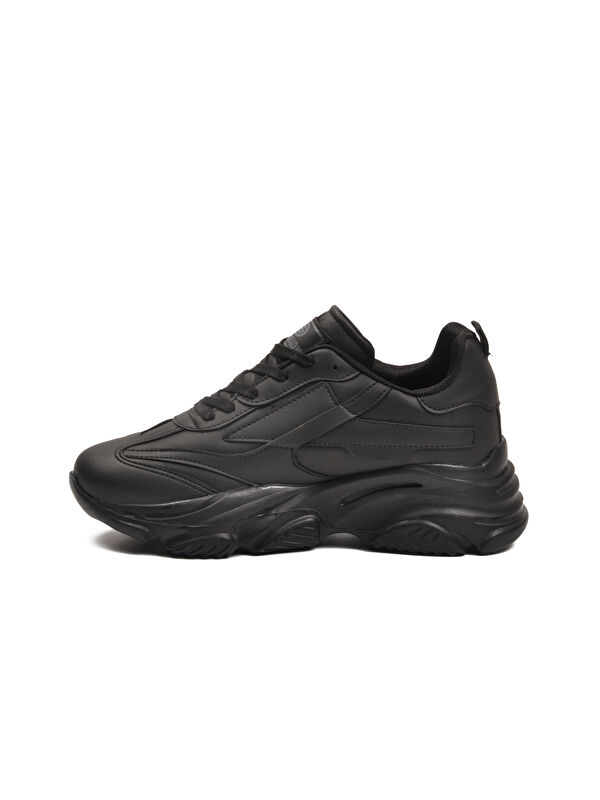 Siyah Bağcıklı Kadın Sneaker DRK171 G - Görsel 5