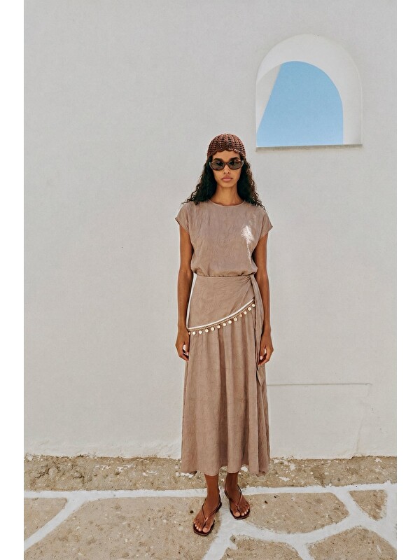 SATEEN Liana Takım - Camel