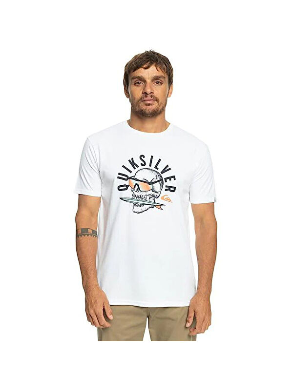 Quiksilver Qssurflockup Erkek Mavi Tişört