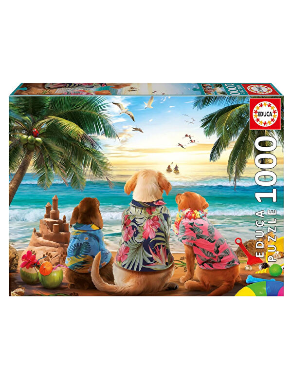 Educa Puzzle 1000 Parça Sahildeki Köpekler 20291
