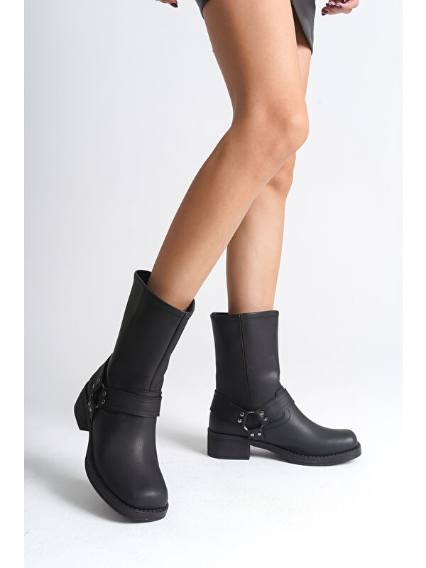 Yuvarlak Akseusarlı Motorcu Bot - Görsel 3