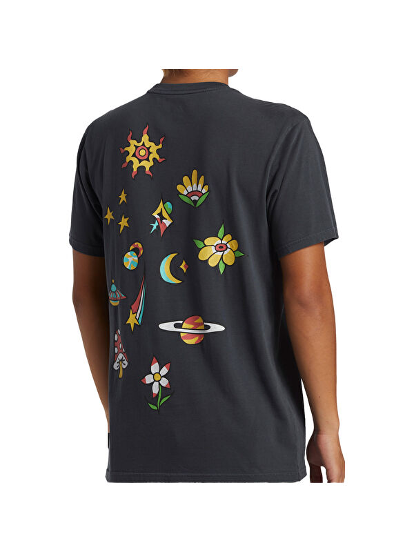 Quiksilver Spaceman Mlw Erkek Yeşil Tişört
