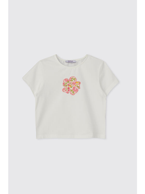 Panço Liberty Kumaş Kız Çocuk Tişört