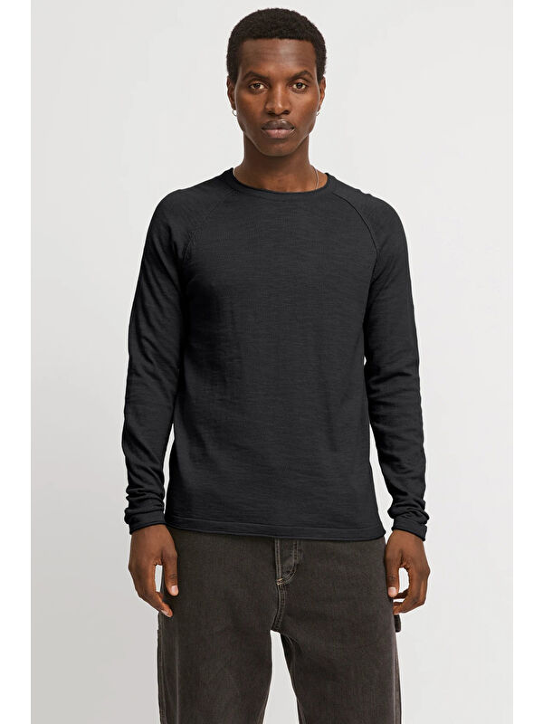 Jack & Jones Essentials Jjebreeze Pamuklu Regular Fit Bisiklet Yaka Kazak 12269654