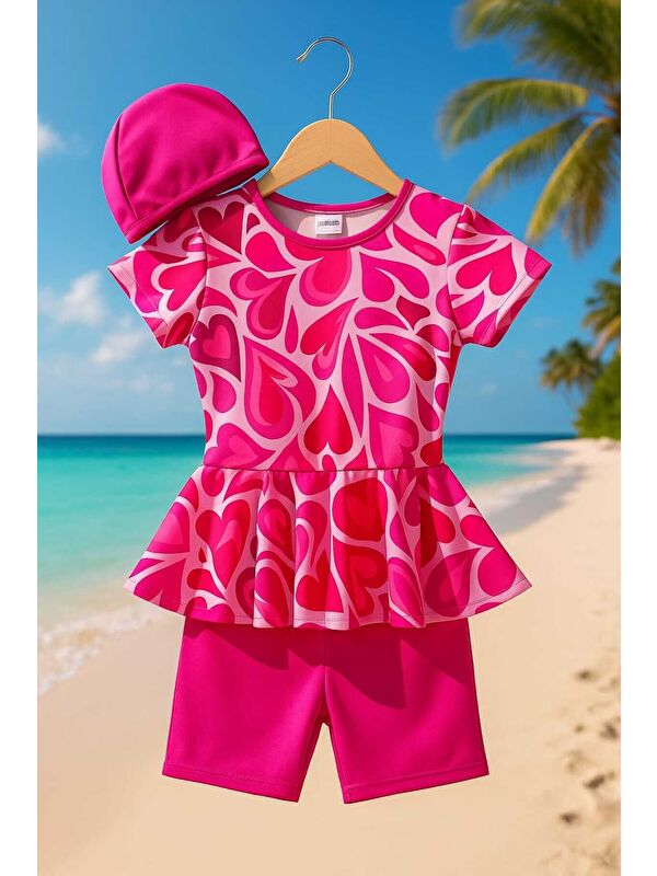 My Kids Wear Üç Parça Kız Çocuk Boneli Mayo
