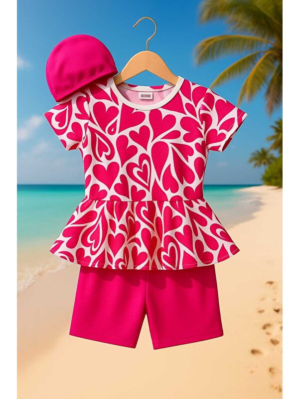 My Kids Wear Üç Parça Kız Çocuk Boneli Mayo