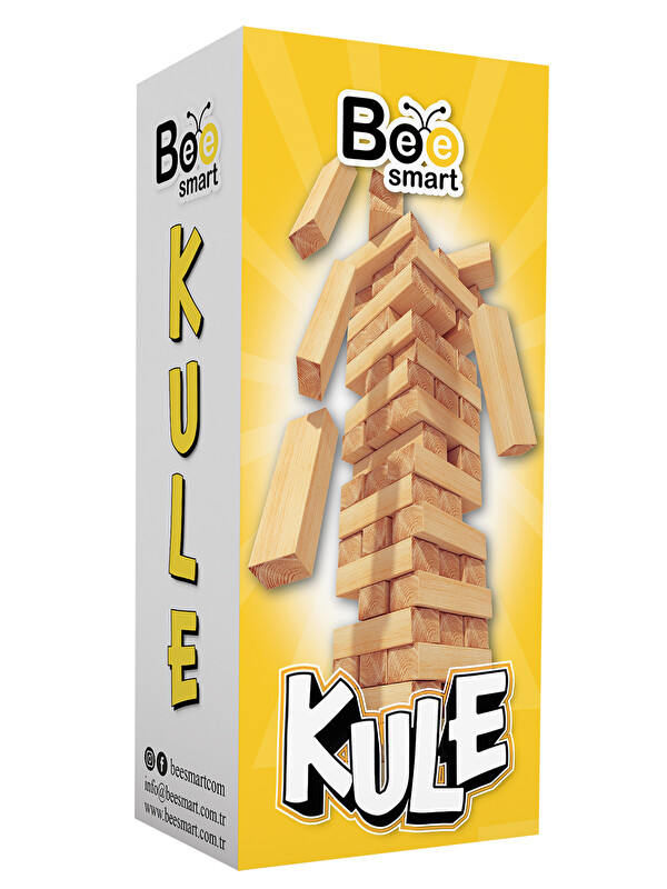 Bee Smart Kutulu Ahşap Kule Oyunu