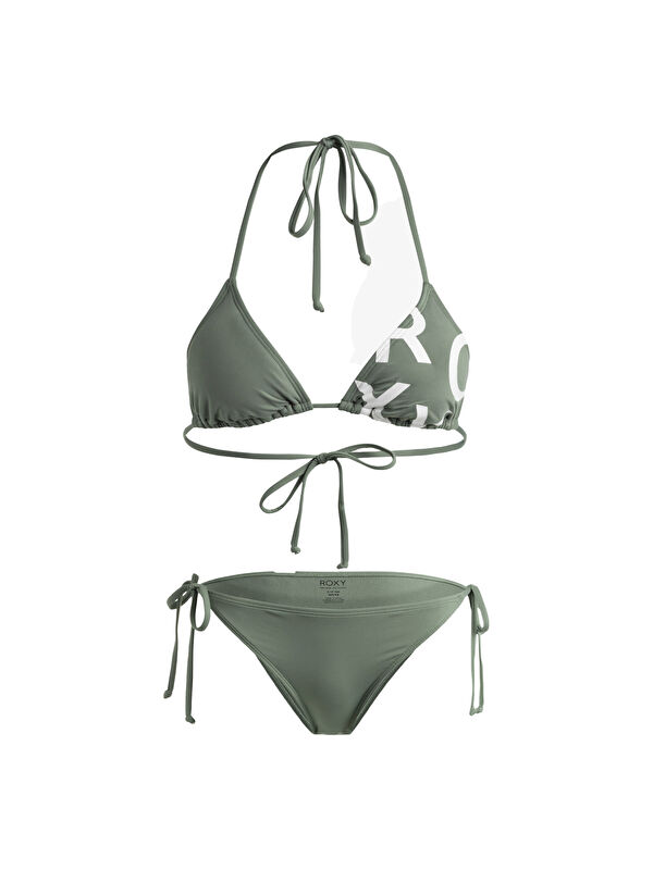 Roxy Sd Be Cl Tiki Tri Reg Ts Set Kadın Yeşil Bikini
