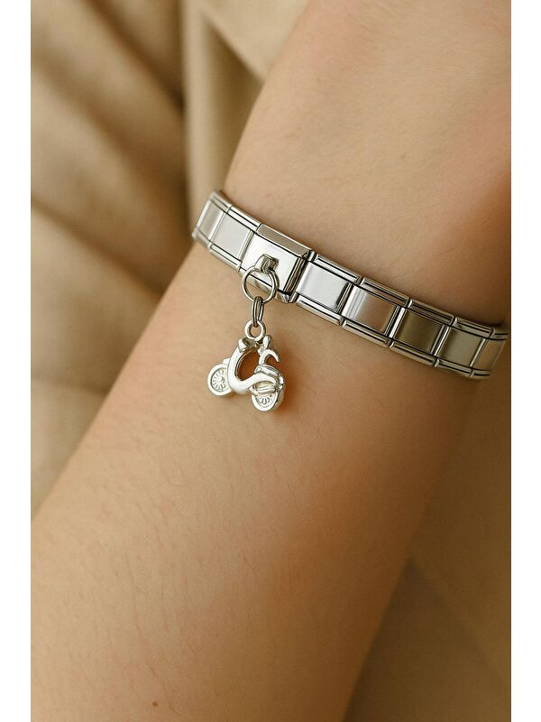 New Obsessions Çelik Figür Sallantılı Nomi Charm