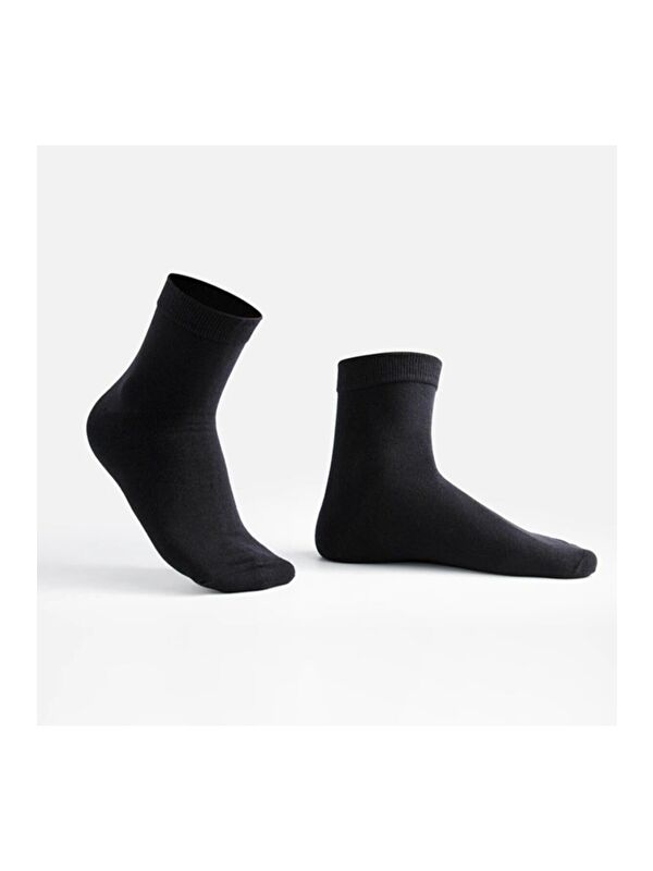 BGK Unisex Siyah Premium Bambu Çorap 5 Li (feel Cool)