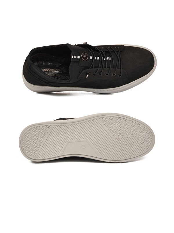 Ayakmod Siyah Ayakmod Nubuk Hakiki Deri Erkek Casual Ayakkabı 140 M