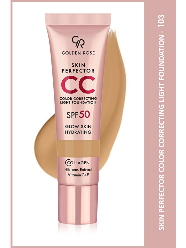GOLDEN ROSE Skin Perfector Color Correcting Light Foundation - 103