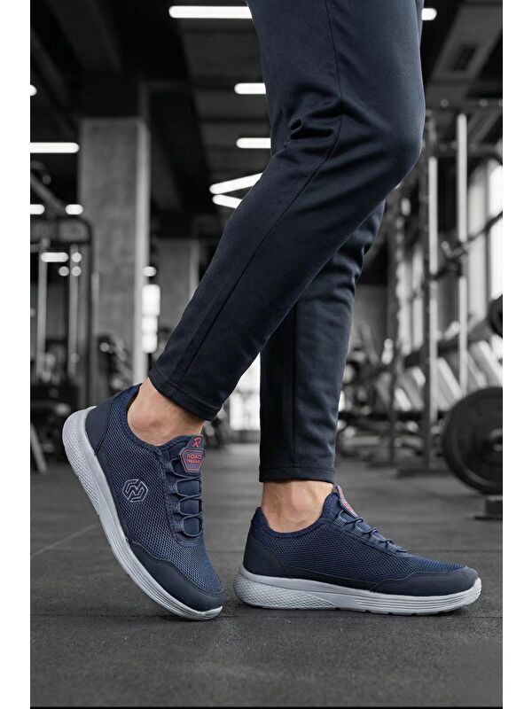 Oksit Roaf Lastik Bağcıklı Nefes Alabilen Hafif Rahat Taban Erkek Sneaker