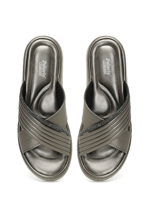 325622.Z 5FX Platin Kadın Terlik - Görsel 5