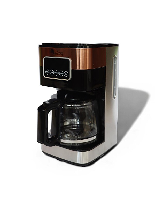 Any Morning SH21615S Dokunmatik Ekranlı Zaman ve Aroma Ayarlı Filtre Kahve Makinesi Bakır Rengi