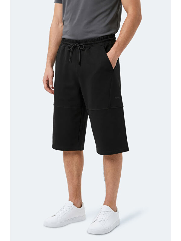 SLAZENGER NOCTURA Erkek Kapri Siyah Şort