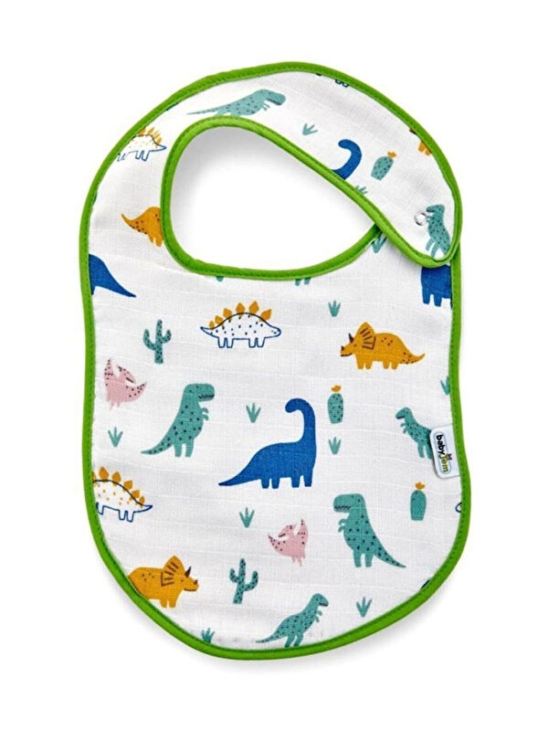 Babyjem Bebek Müslin Önlük Dino Outlet