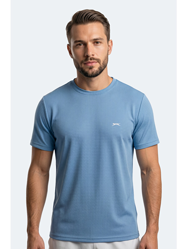 SLAZENGER HIJACK I Erkek Mavi Tişört