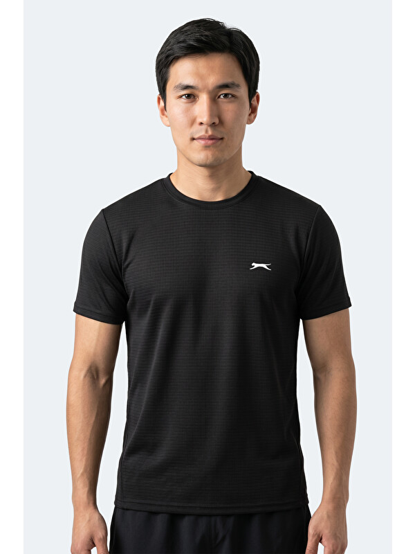 SLAZENGER HIJACK I Erkek Siyah Tişört