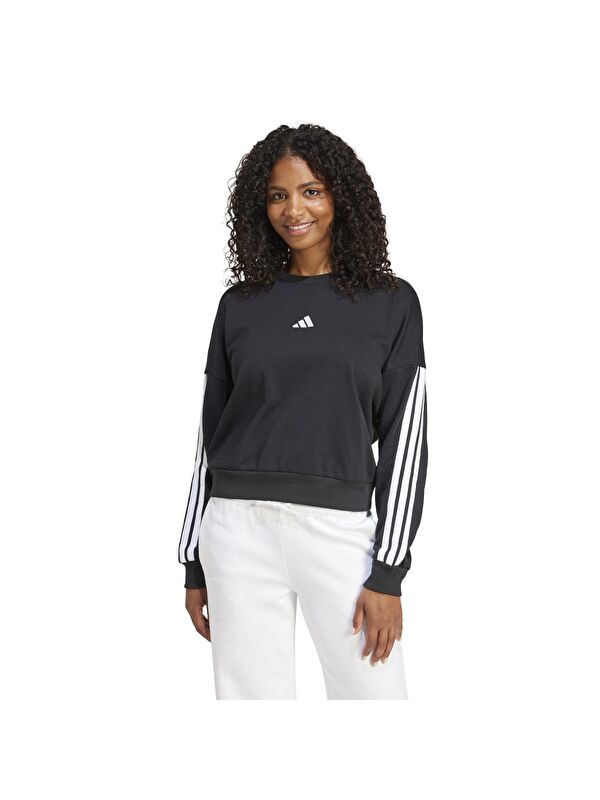 Adidas Essentials 3 Stripes French Terry Kadın Sweatshirt