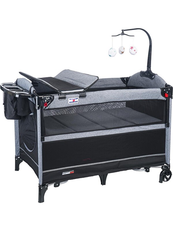 TOMMYBABY TEDY Anne Yanı Oyun Parkı Beşik 70x110