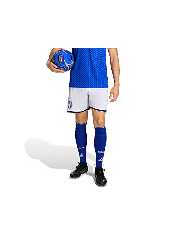 Adidas İtalya 26 İç Saha Şortu Erkek Futbol Şortu JL6941 Beyaz