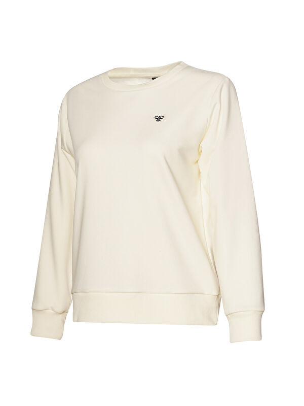Hummel Iconas Kadın Beyaz Sweatshirt