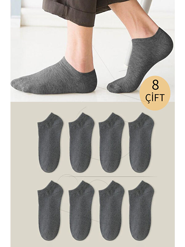 BGK Unisex Basic Patik Çorap 8 Çift