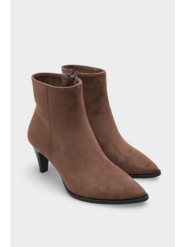 Silva Kadın Sivri Burun Kahverengi Bot - Görsel 3