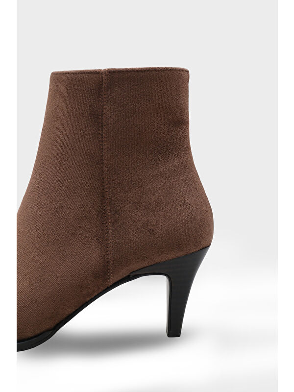 Silva Kadın Sivri Burun Kahverengi Bot - Görsel 5