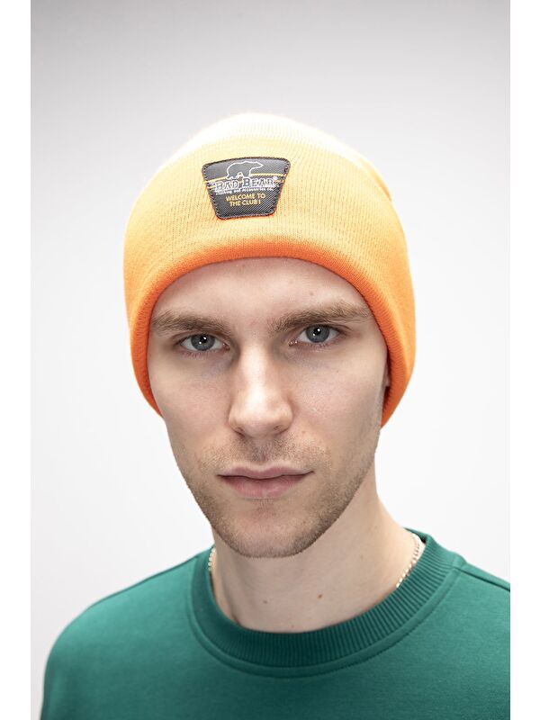 Bad Bear Star Turuncu Unisex Bere