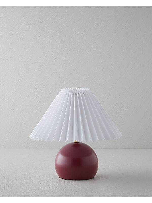 English Home Kalida Metal Abajur 24 cm Bordo