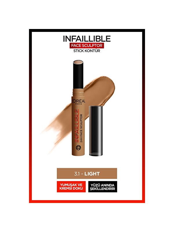 L'Oreal Paris L'Oréal Paris Infaillible Face Sculpter Stick Kontür - Light