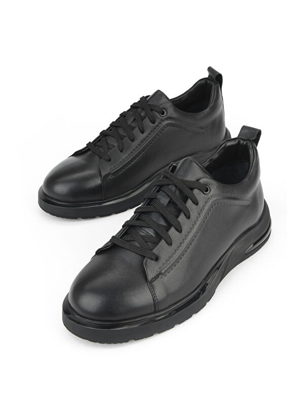 Erkek Hakiki Deri Ayakkabı 1531025Z2058 Siyah - Görsel 6