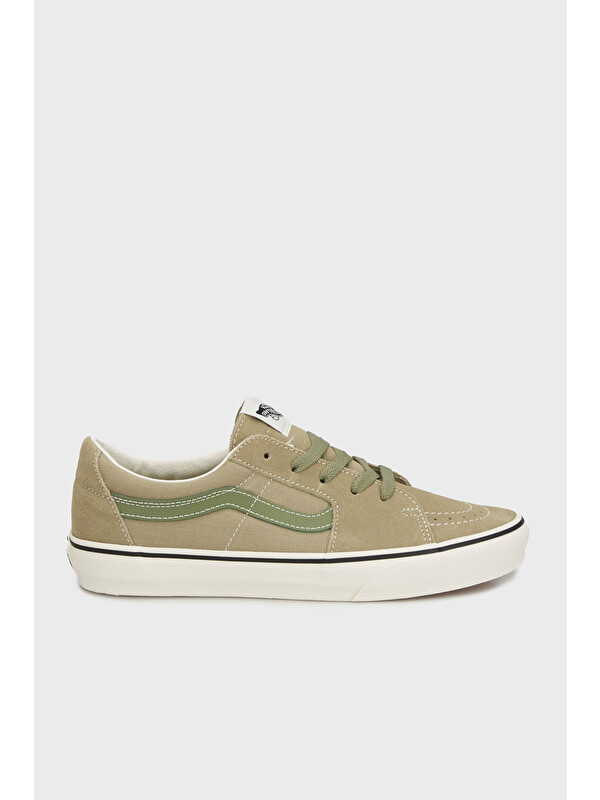 Vans SK8-Low Logolu Süet Sneaker Ayakkabı VN0009QRD3Z1