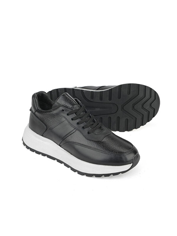 Erkek Hakiki Deri Ayakkabı 1531023Z1001 Siyah - Görsel 5